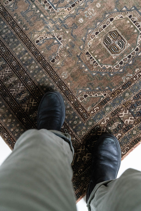 District Loom Vintage Boukhara scatter rug Flint
