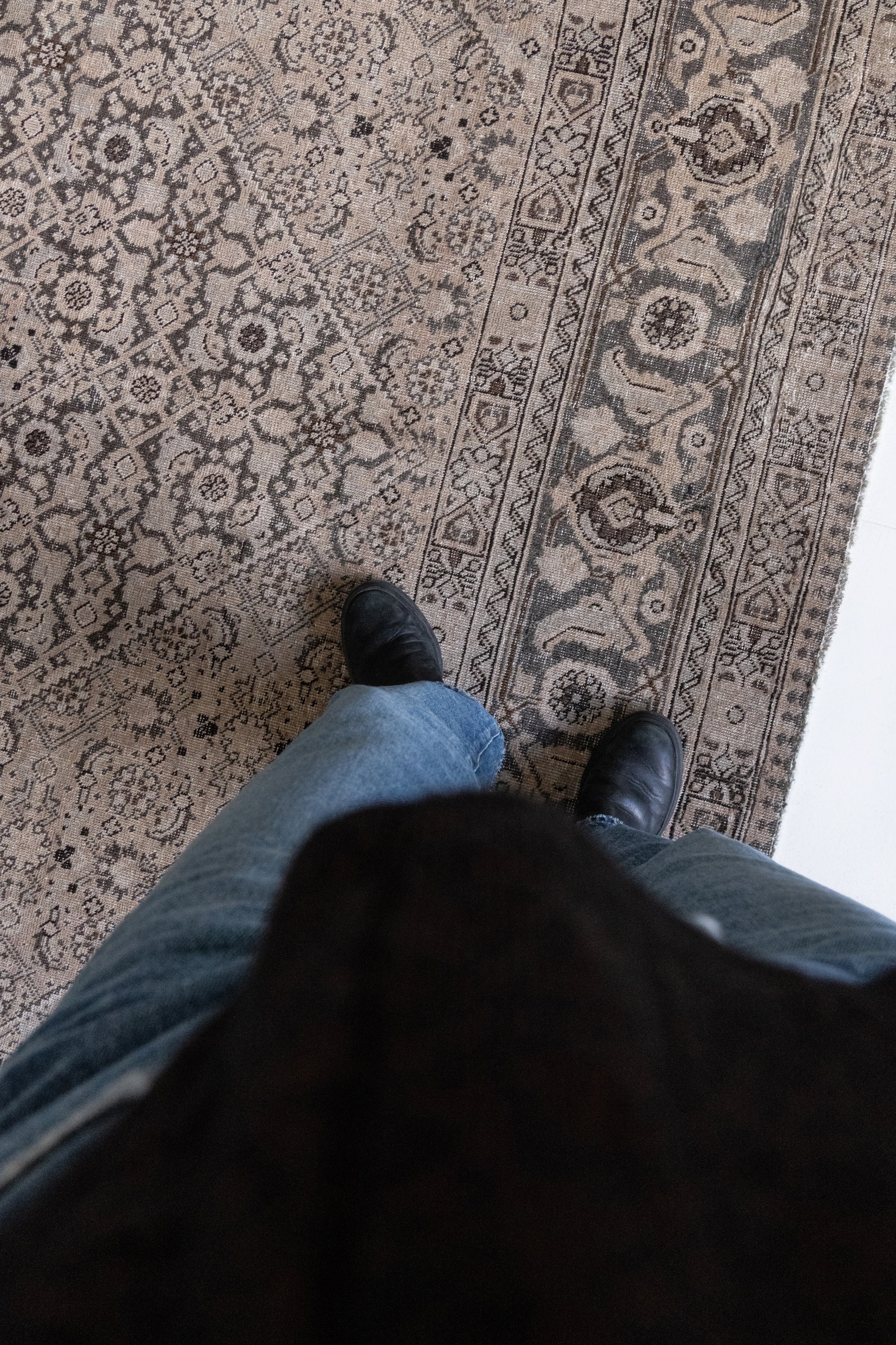 District Loom Vintage Tabriz Area Rug Gallius