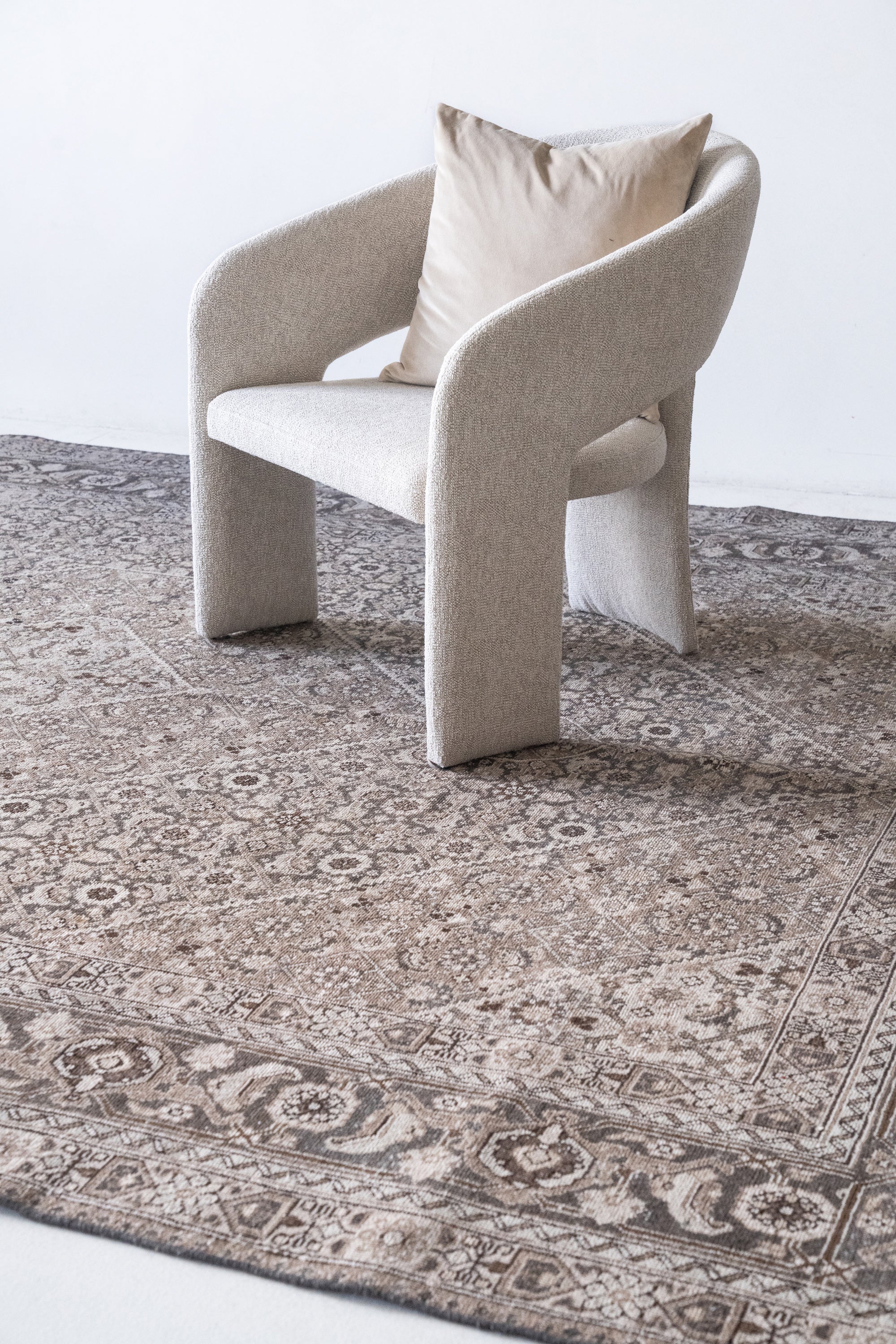 District Loom Vintage Tabriz Area Rug Gallius