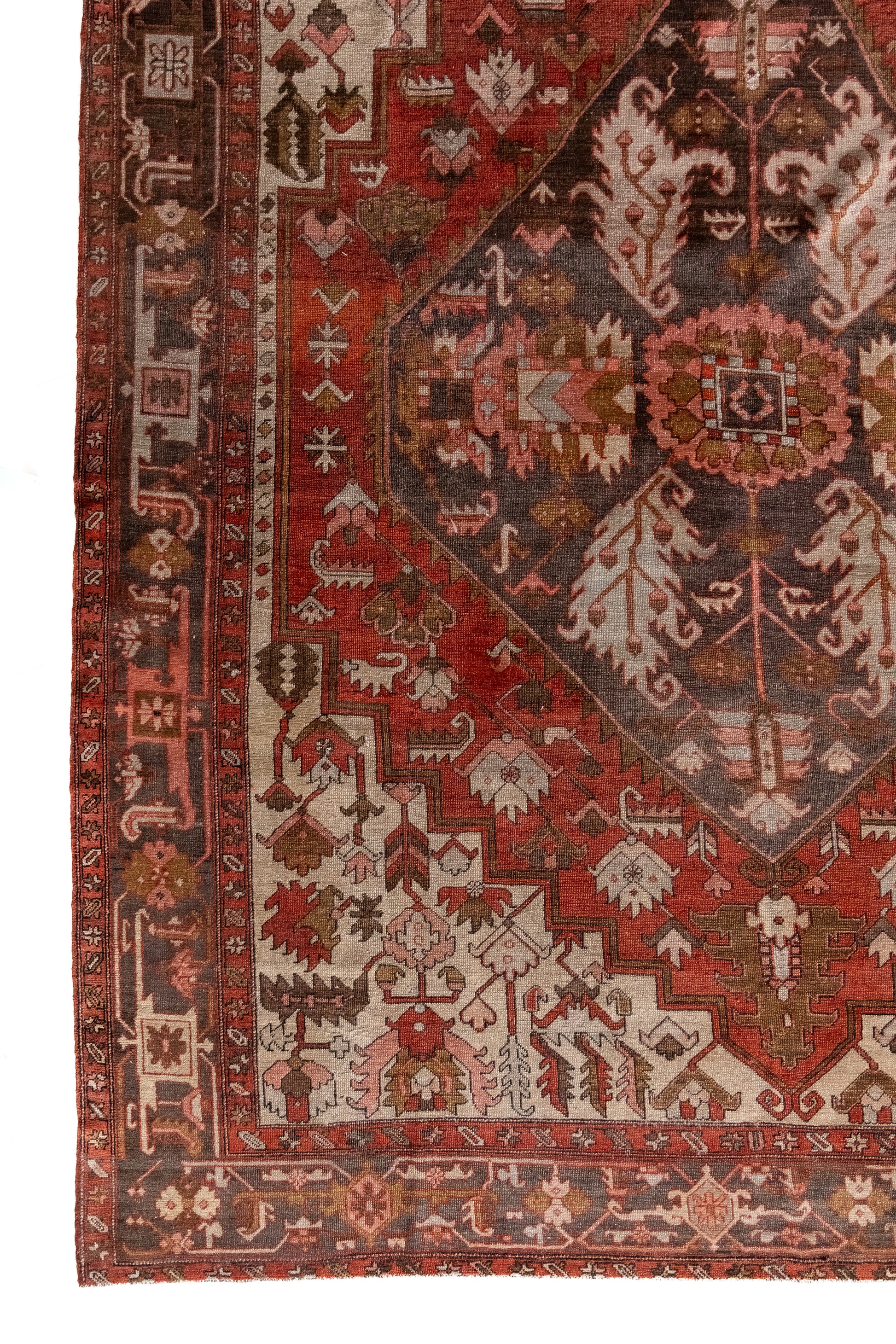 District Loom Vintage Serapi Area Rug Garnet