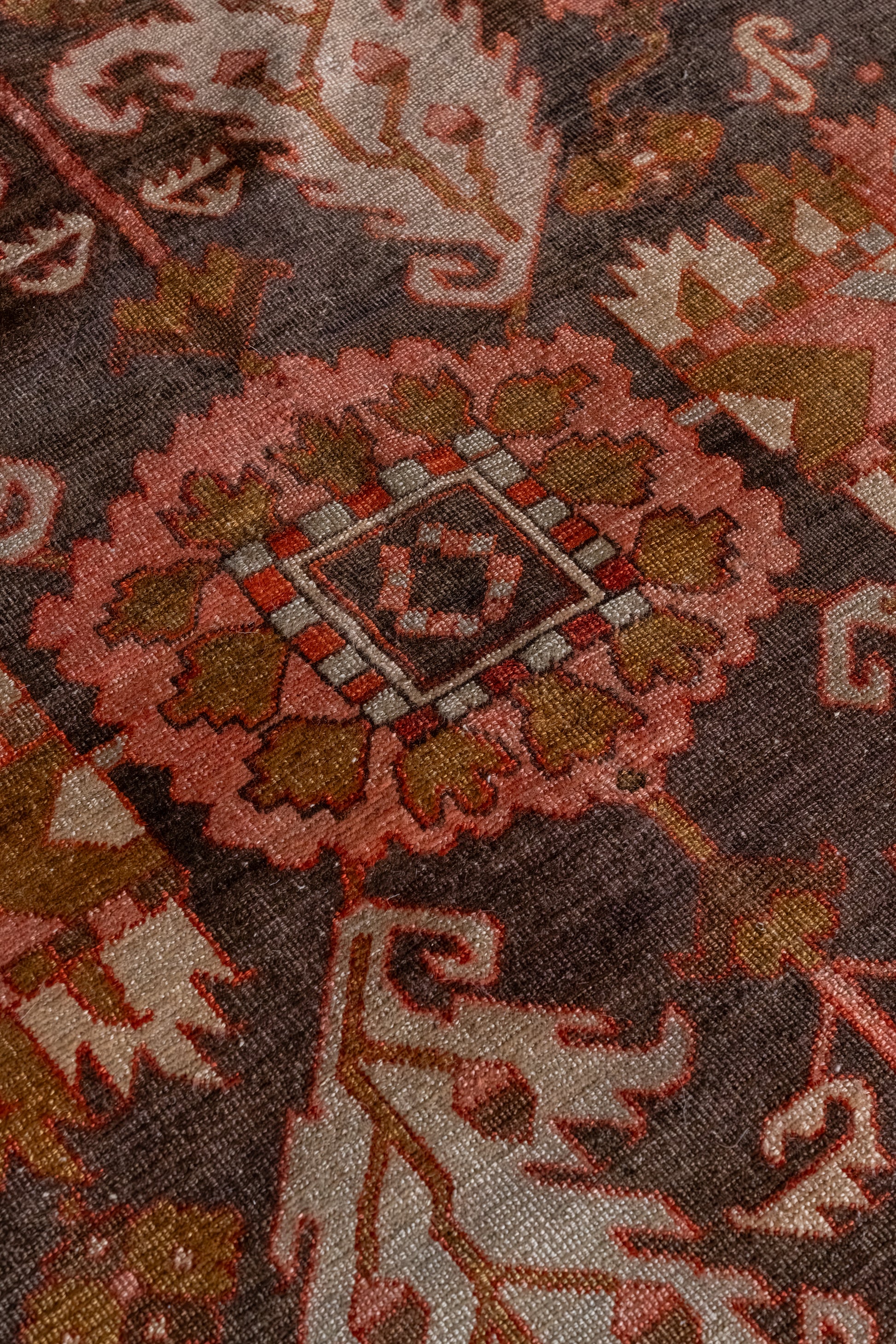 District Loom Vintage Serapi Area Rug Garnet