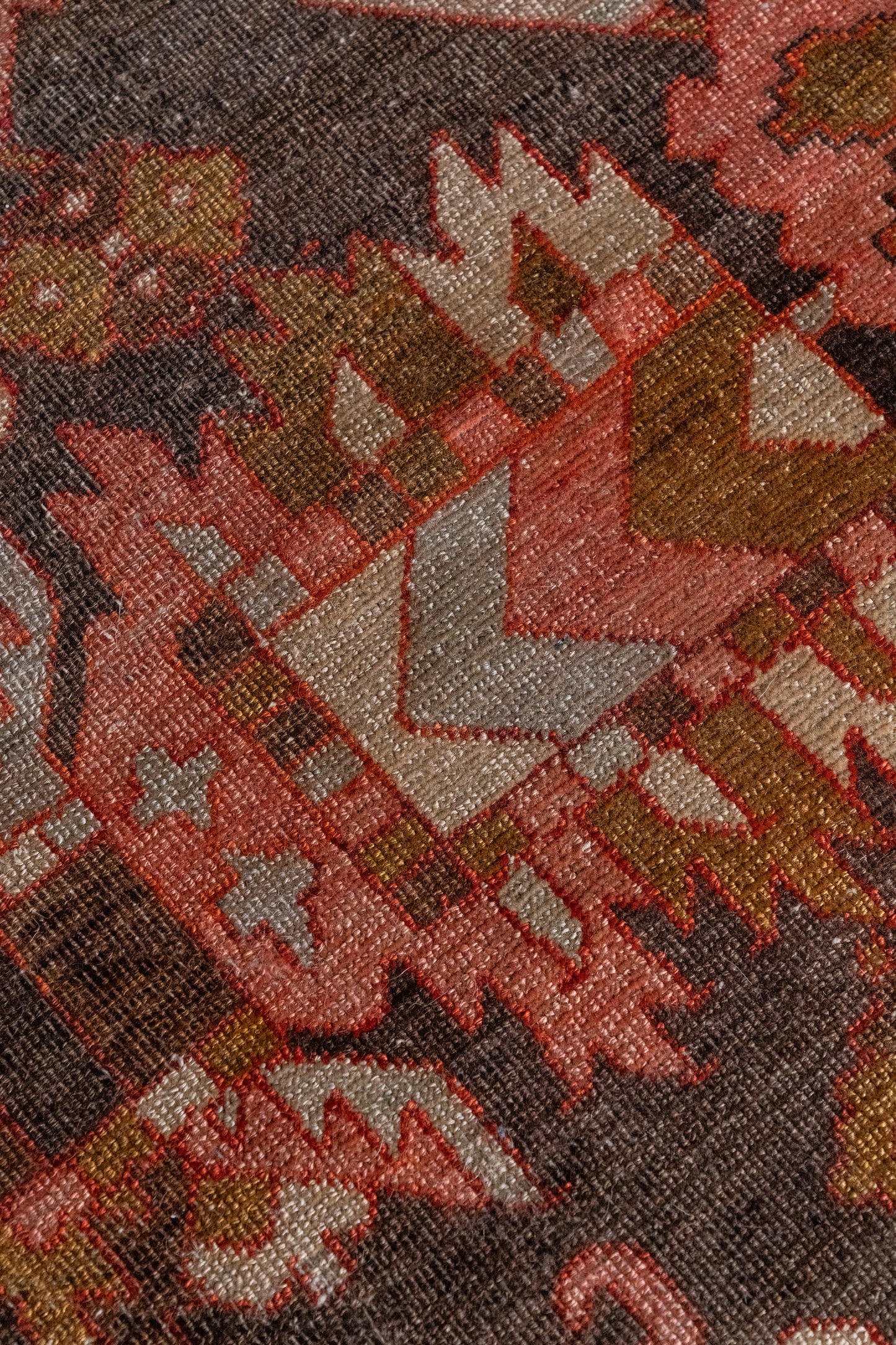District Loom Vintage Serapi Area Rug Garnet