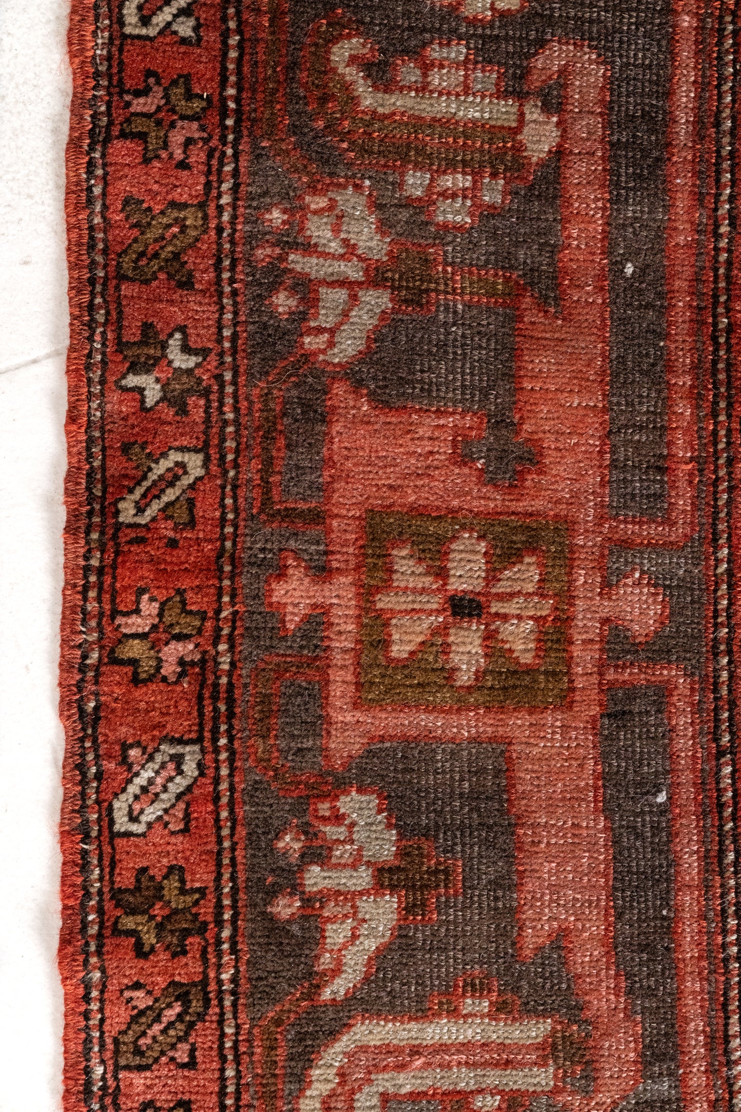District Loom Vintage Serapi Area Rug Garnet