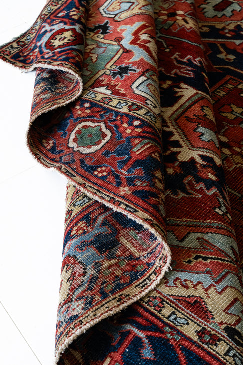 District Loom Vintage Serapi Area Rug Ginsburg