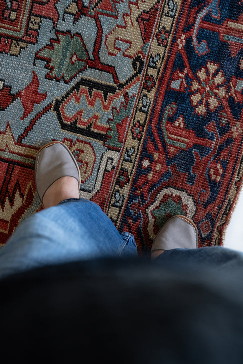 District Loom Vintage Serapi Area Rug Ginsburg