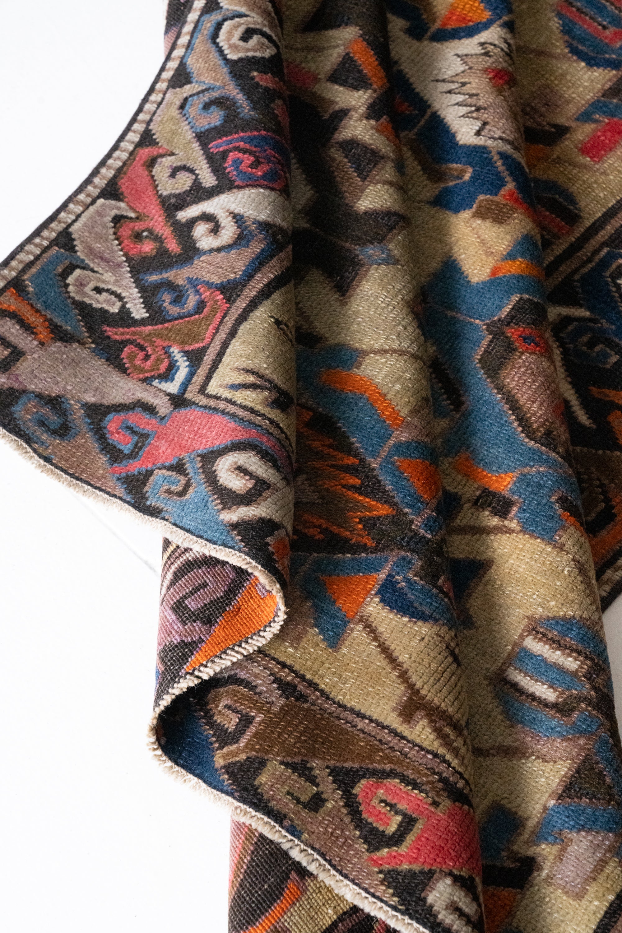 District Loom Vintage Daghestan Scatter Rug Glendive