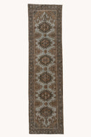 District loom Vintage Bakhtiari Runner Rug Helena