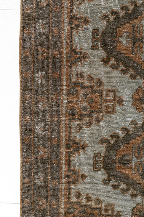 District loom Vintage Bakhtiari Runner Rug Helena