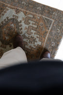 District loom Vintage Bakhtiari Runner Rug Helena
