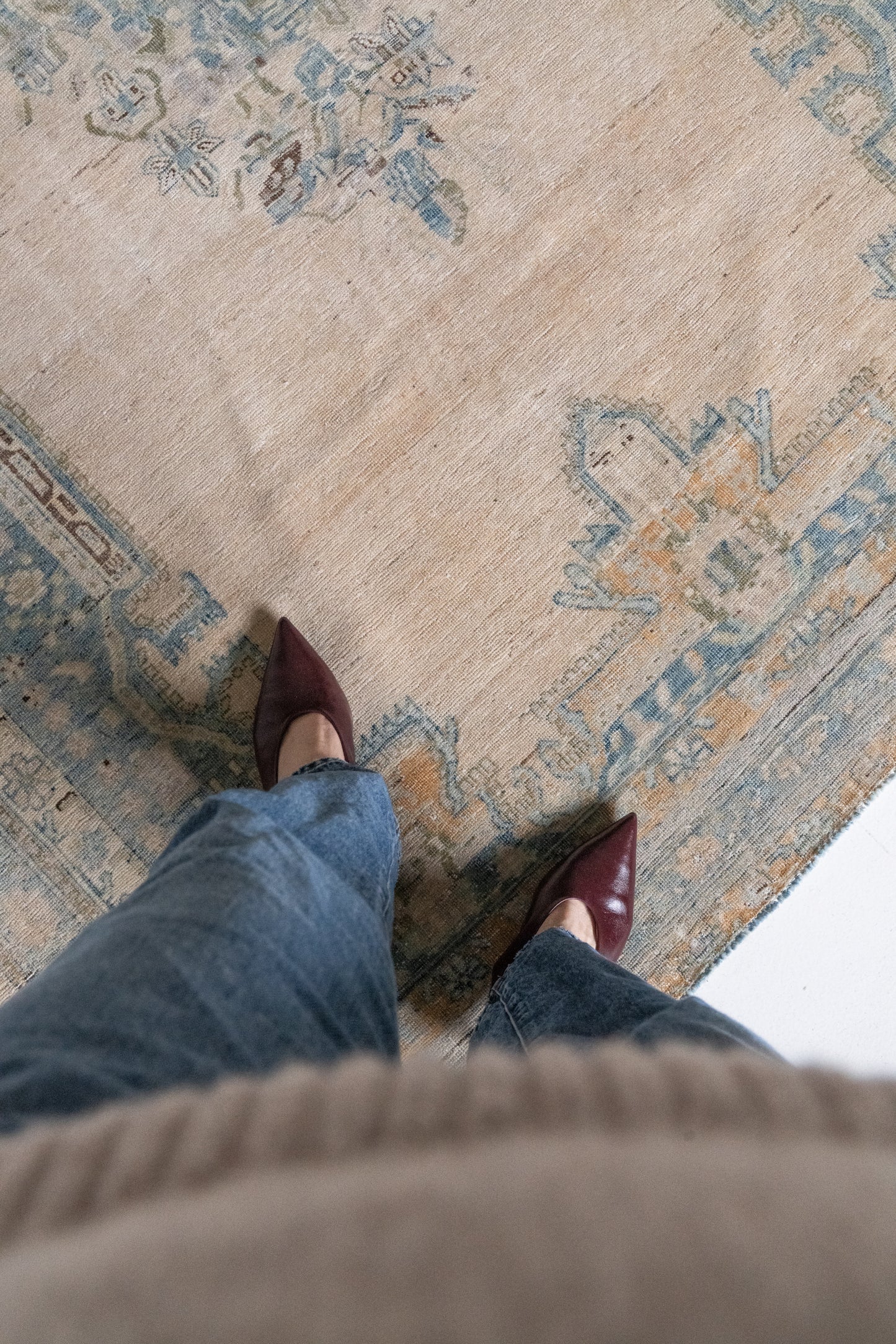 District Loom Vintage Avshar Scatter Rug Herron