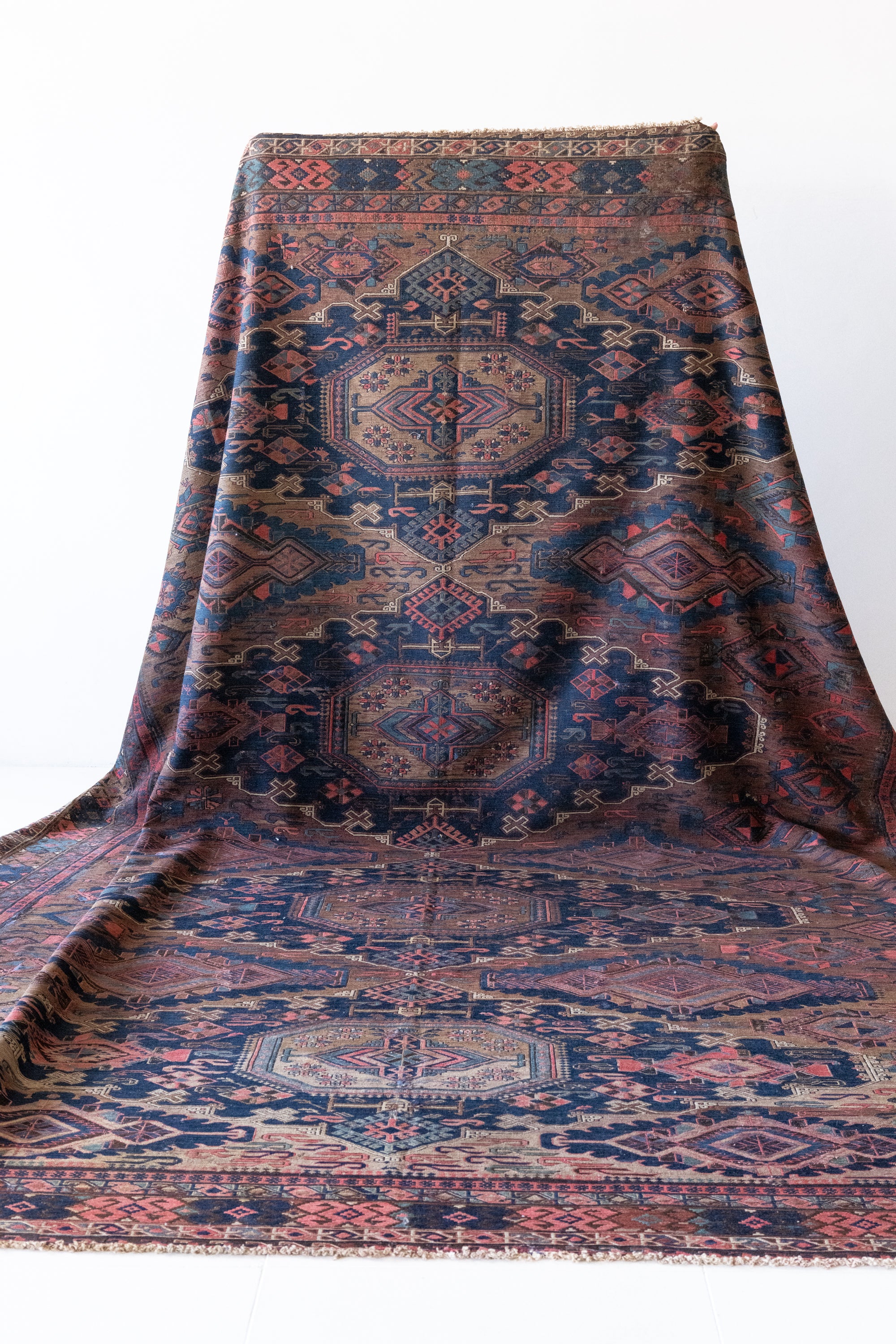 District Loom Vintage Soumak Area Rug Isadora