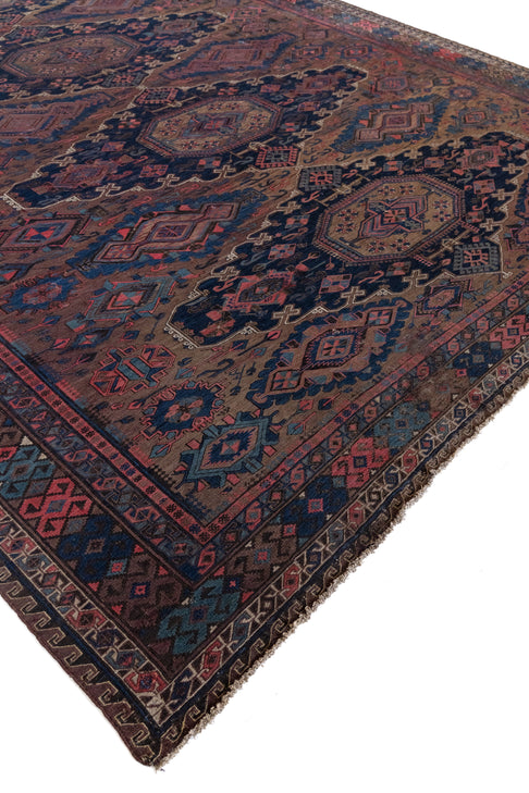 District Loom Vintage Soumak Area Rug Isadora