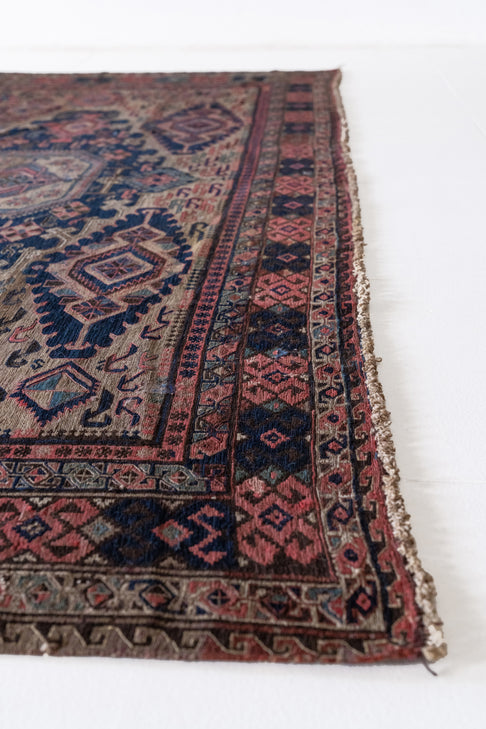 District Loom Vintage Soumak Area Rug Isadora