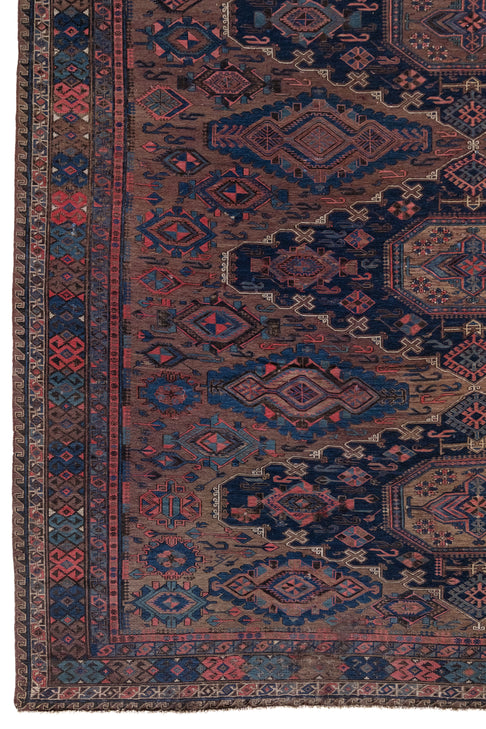 District Loom Vintage Soumak Area Rug Isadora