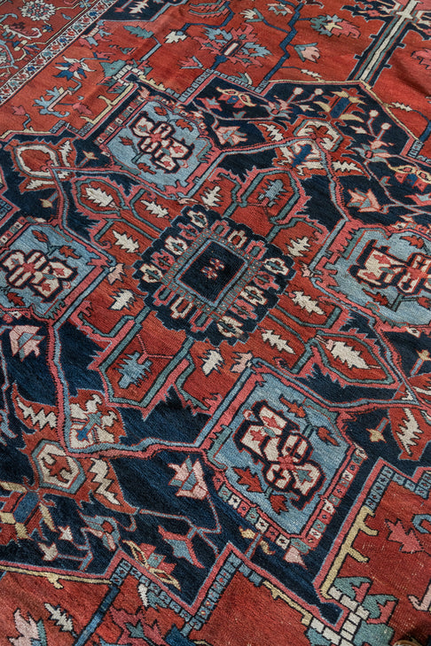 District Loom Vintage Serapi Area Rug Jolie