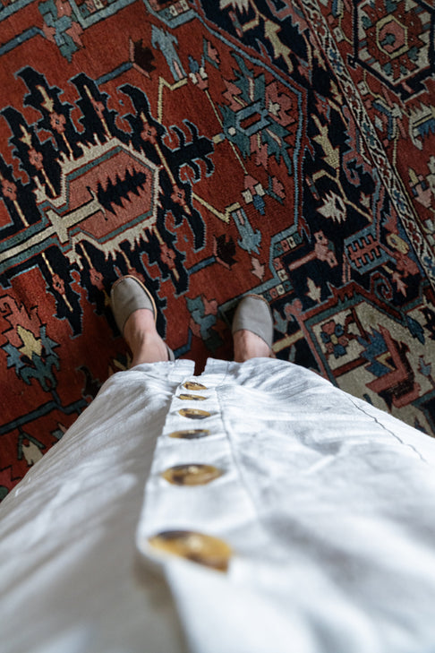 District Loom Vintage Serapi Area Rug Jolie