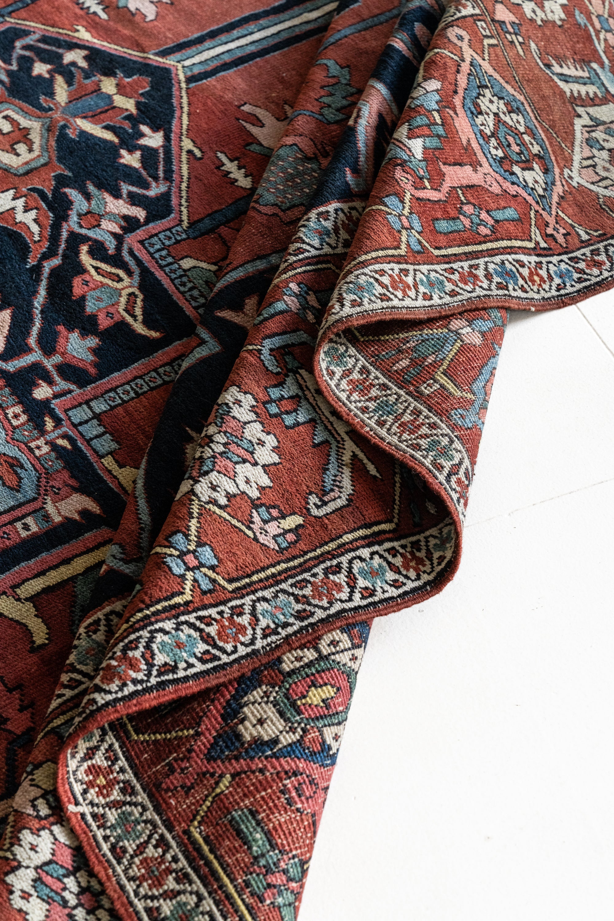 District Loom Vintage Serapi Area Rug Jolie