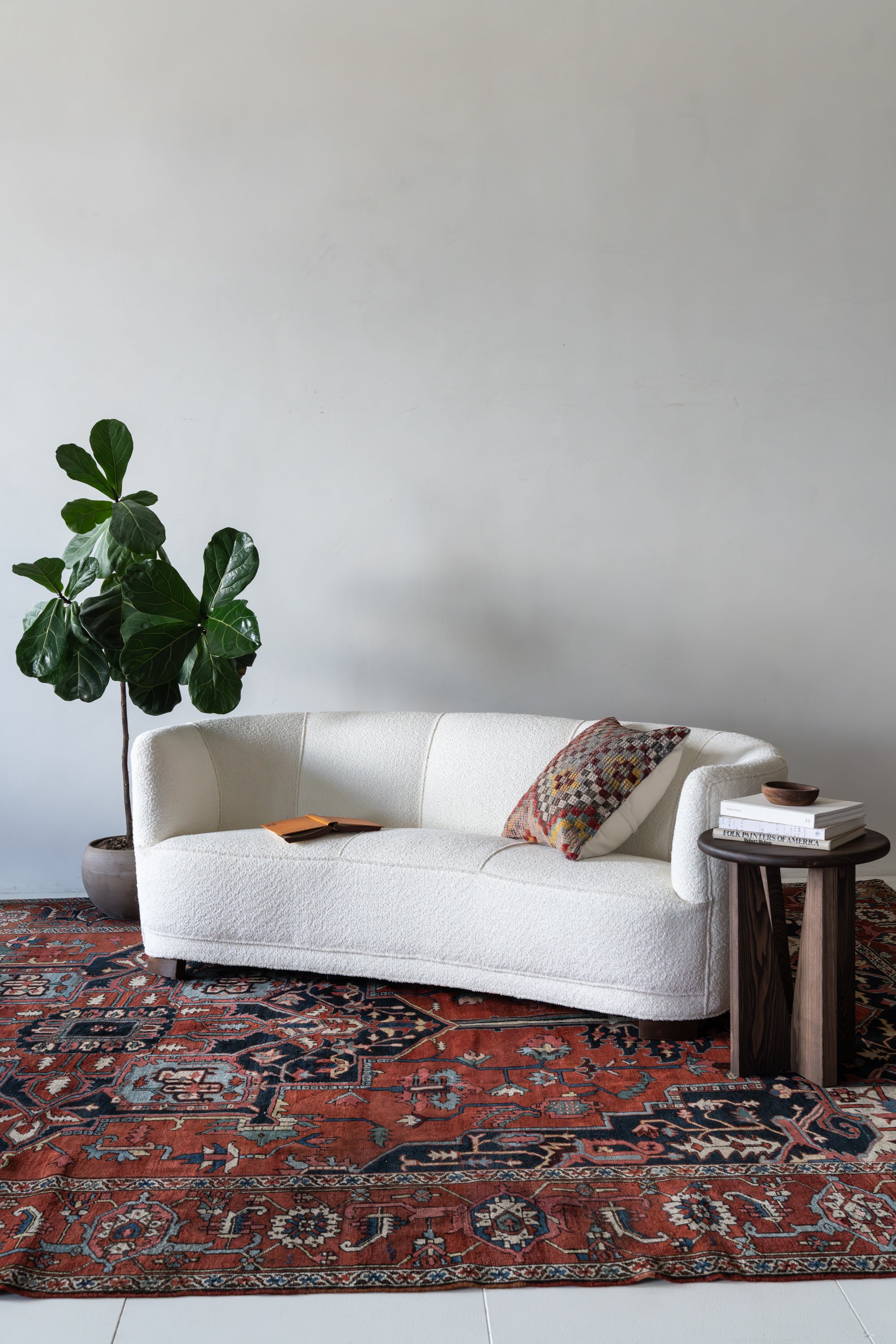 District Loom Vintage Serapi Area Rug Jolie