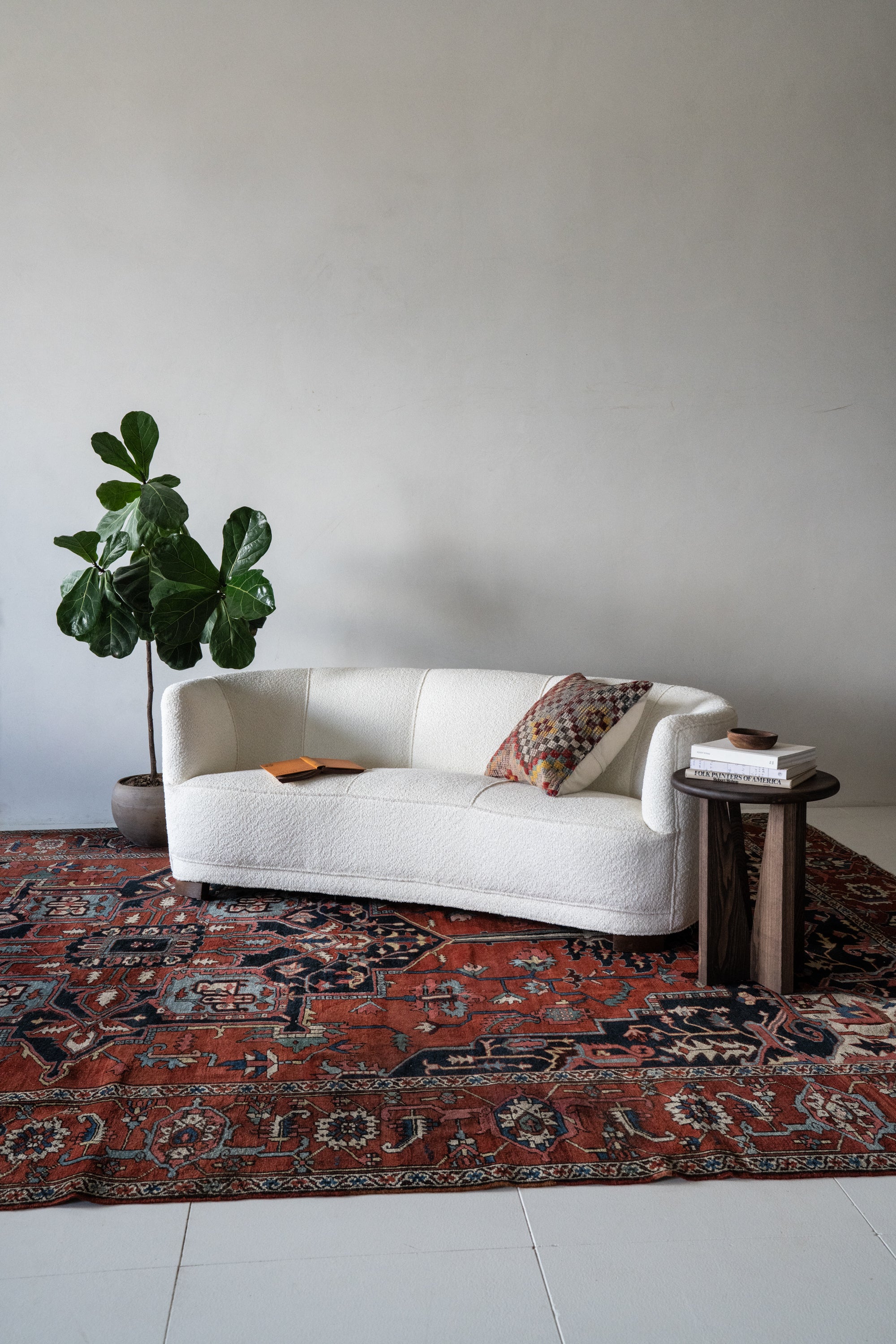 District Loom Vintage Serapi Area Rug Jolie