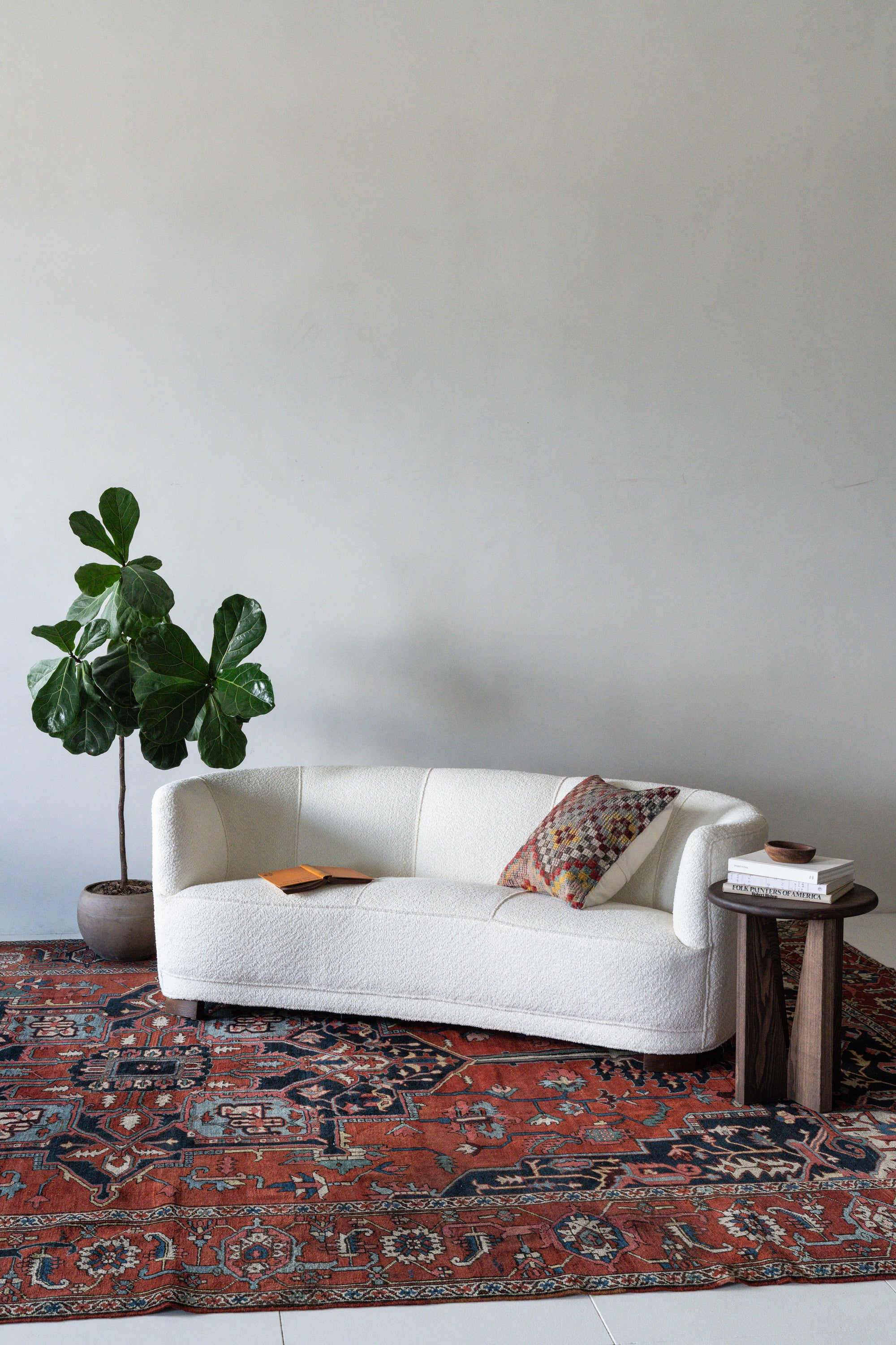 District Loom Vintage Serapi Area Rug Jolie