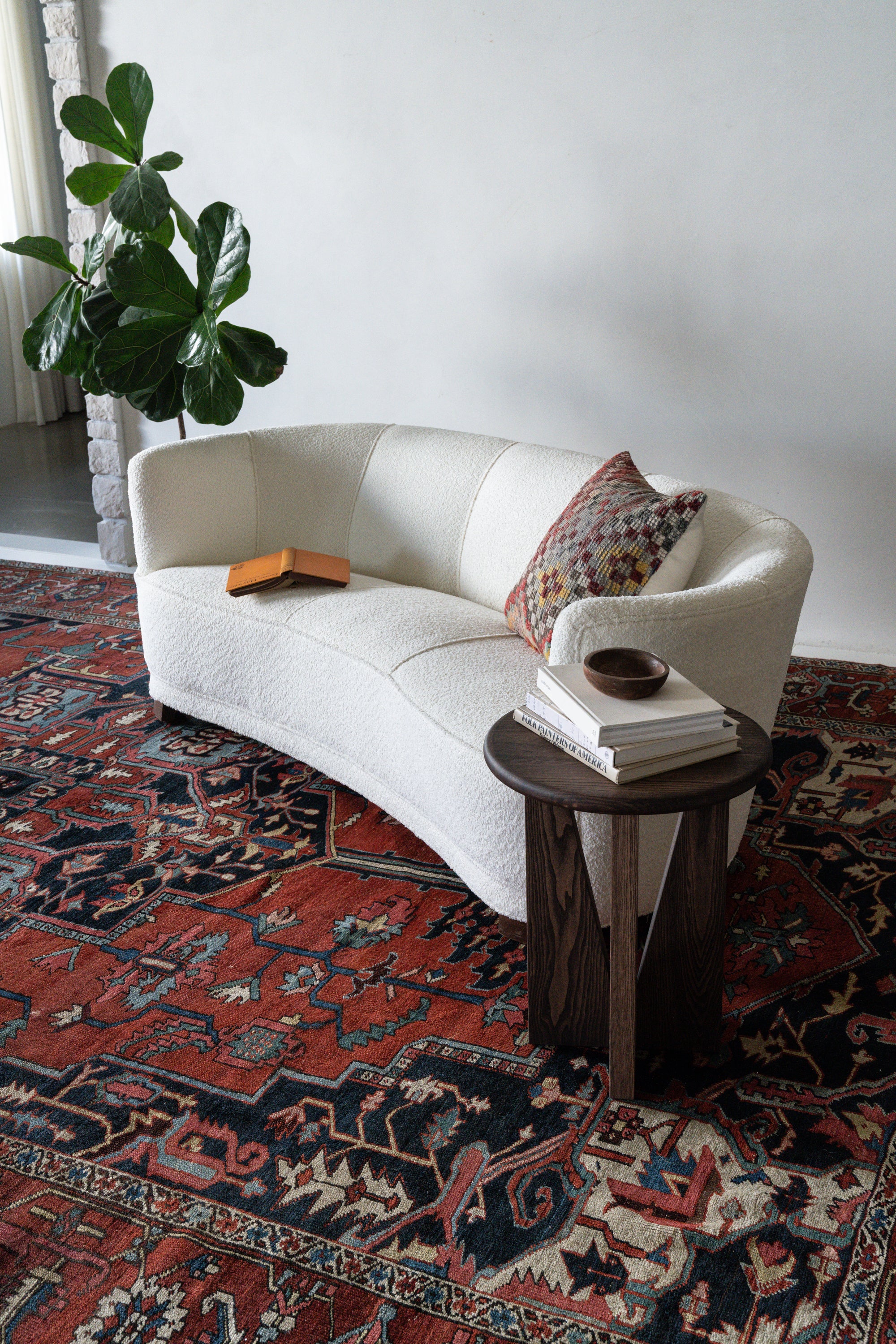 District Loom Vintage Serapi Area Rug Jolie