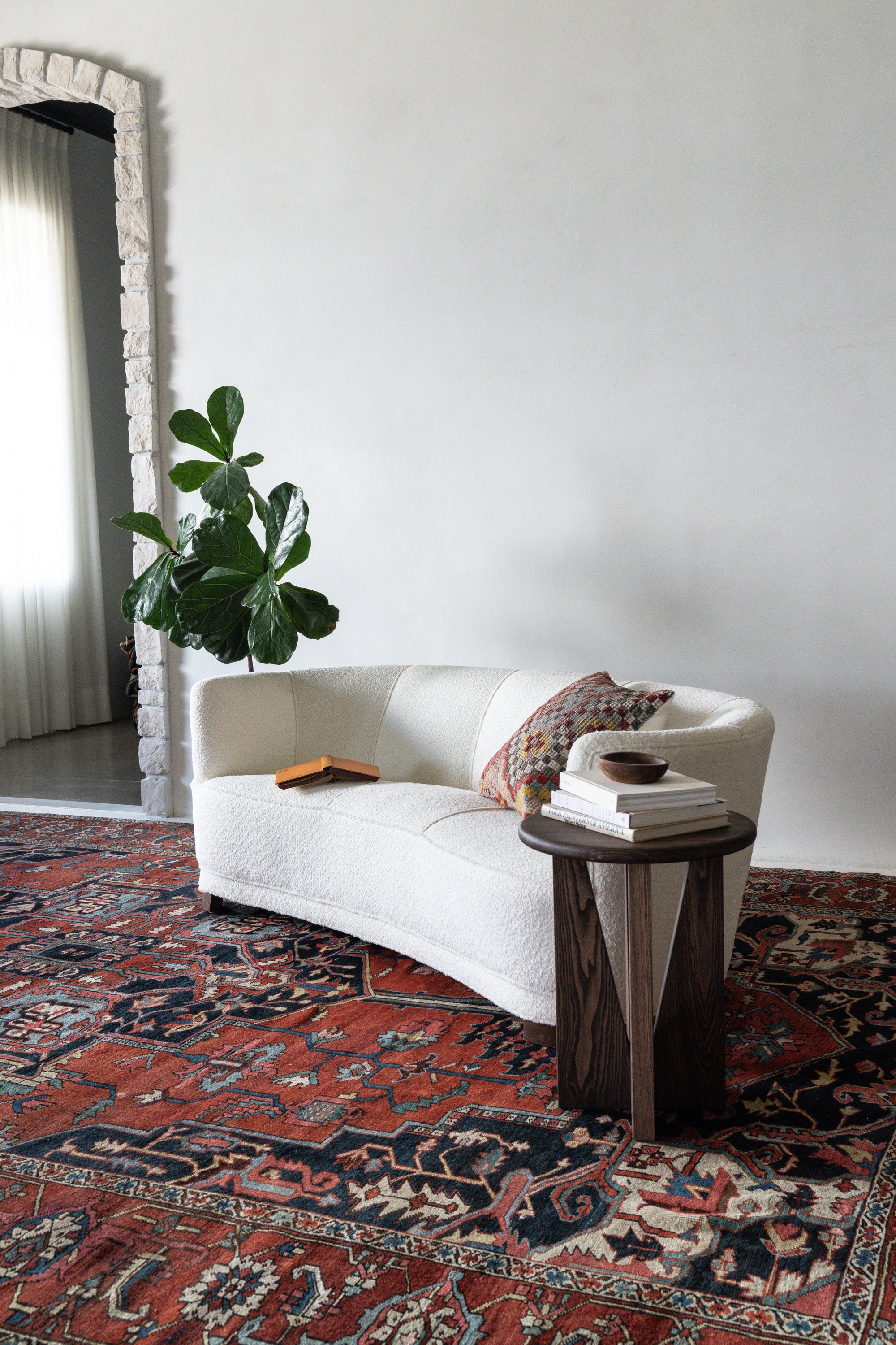 District Loom Vintage Serapi Area Rug Jolie