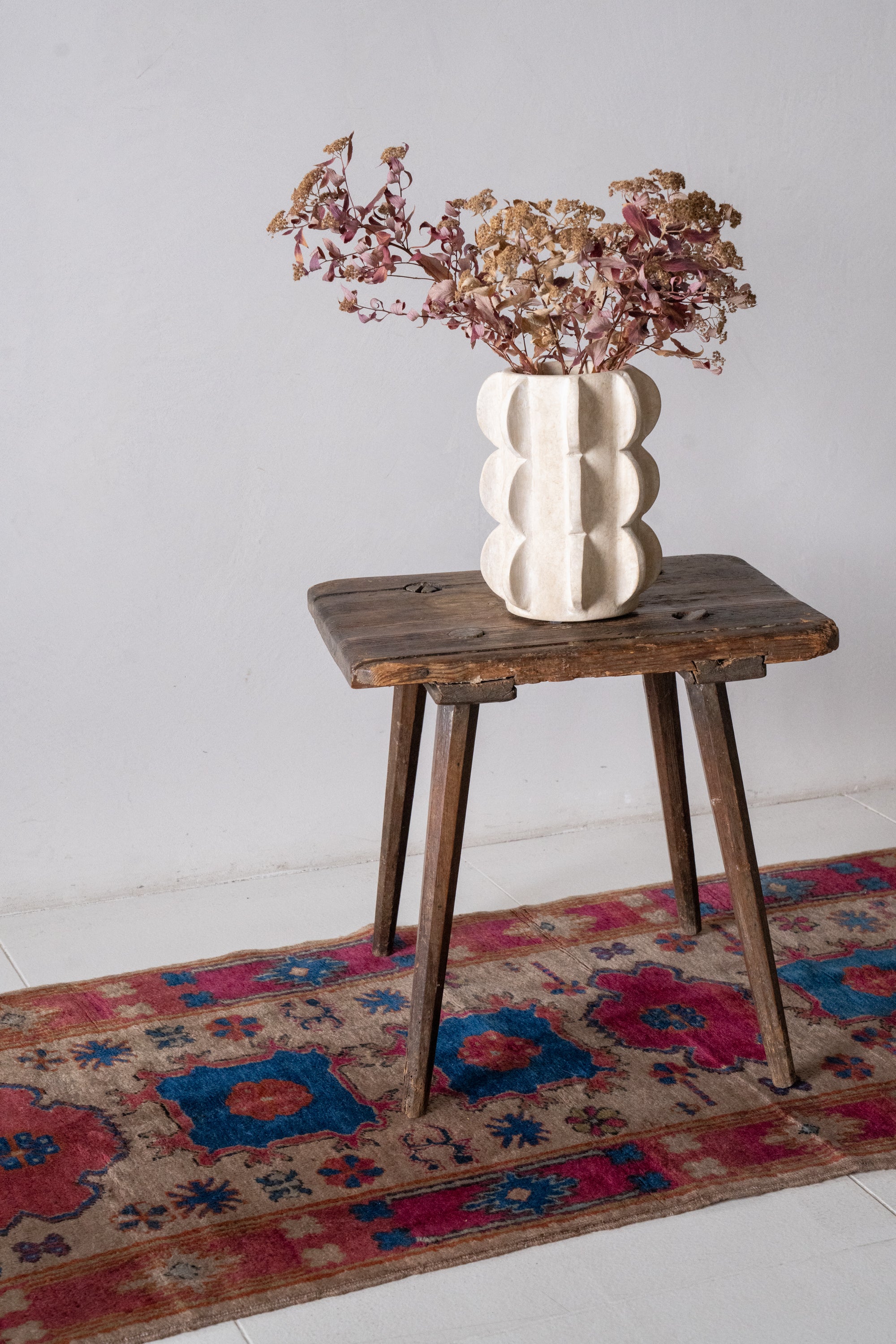 District-Loom-Vintage Khotan Runner Rug-Detailed-Styled-View