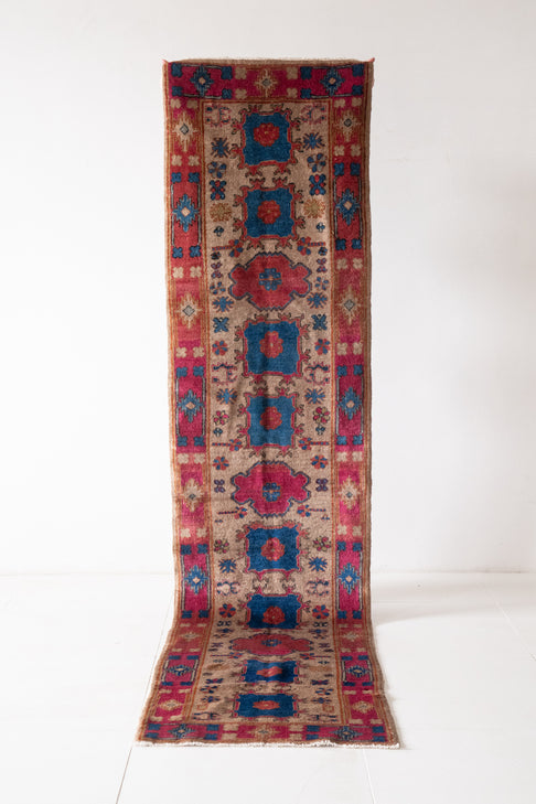 District-Loom-Vintage Khotan Runner Rug-Vertical-View