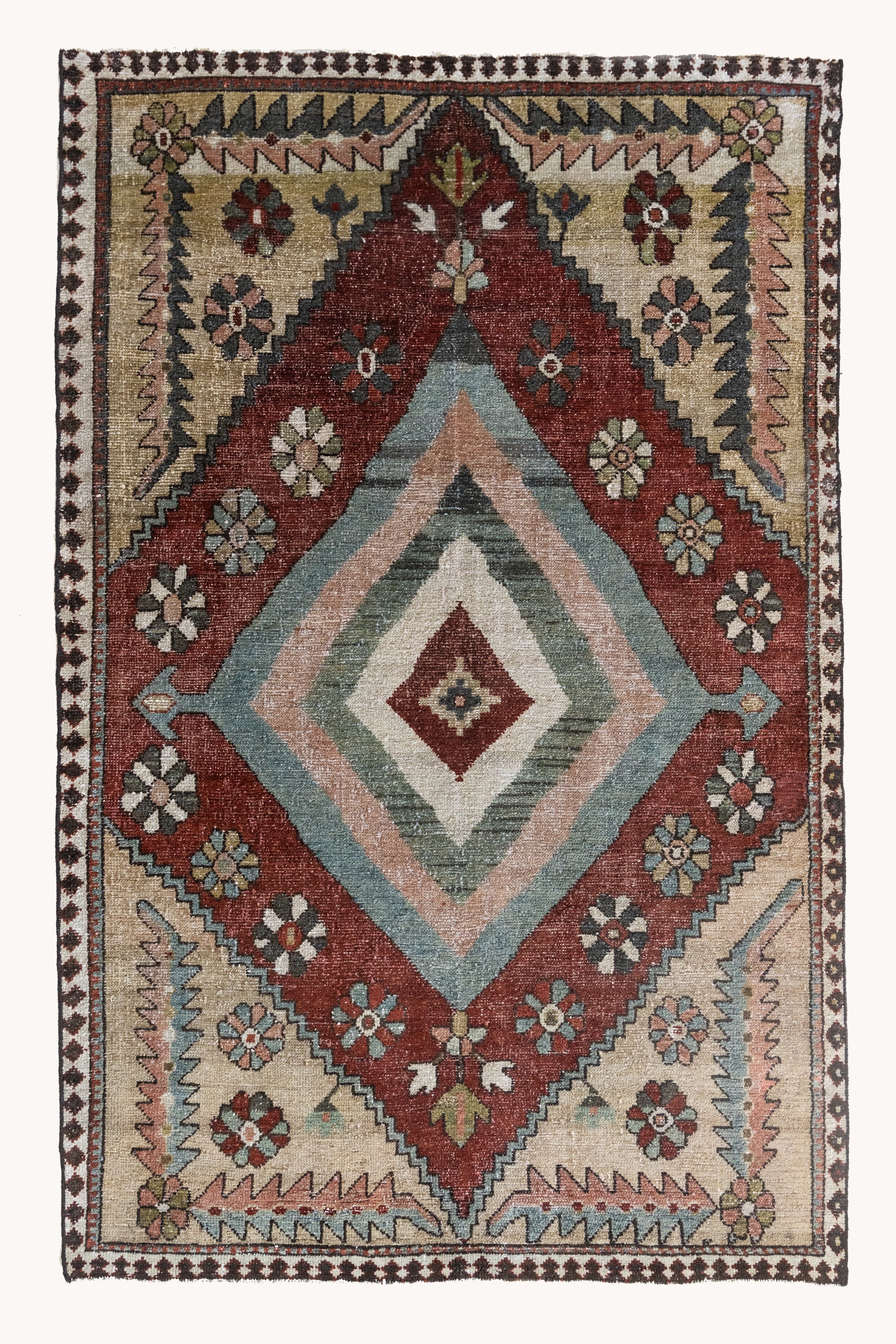 District Loom Vintage Bakhtiari Scatter Rug Kinreed