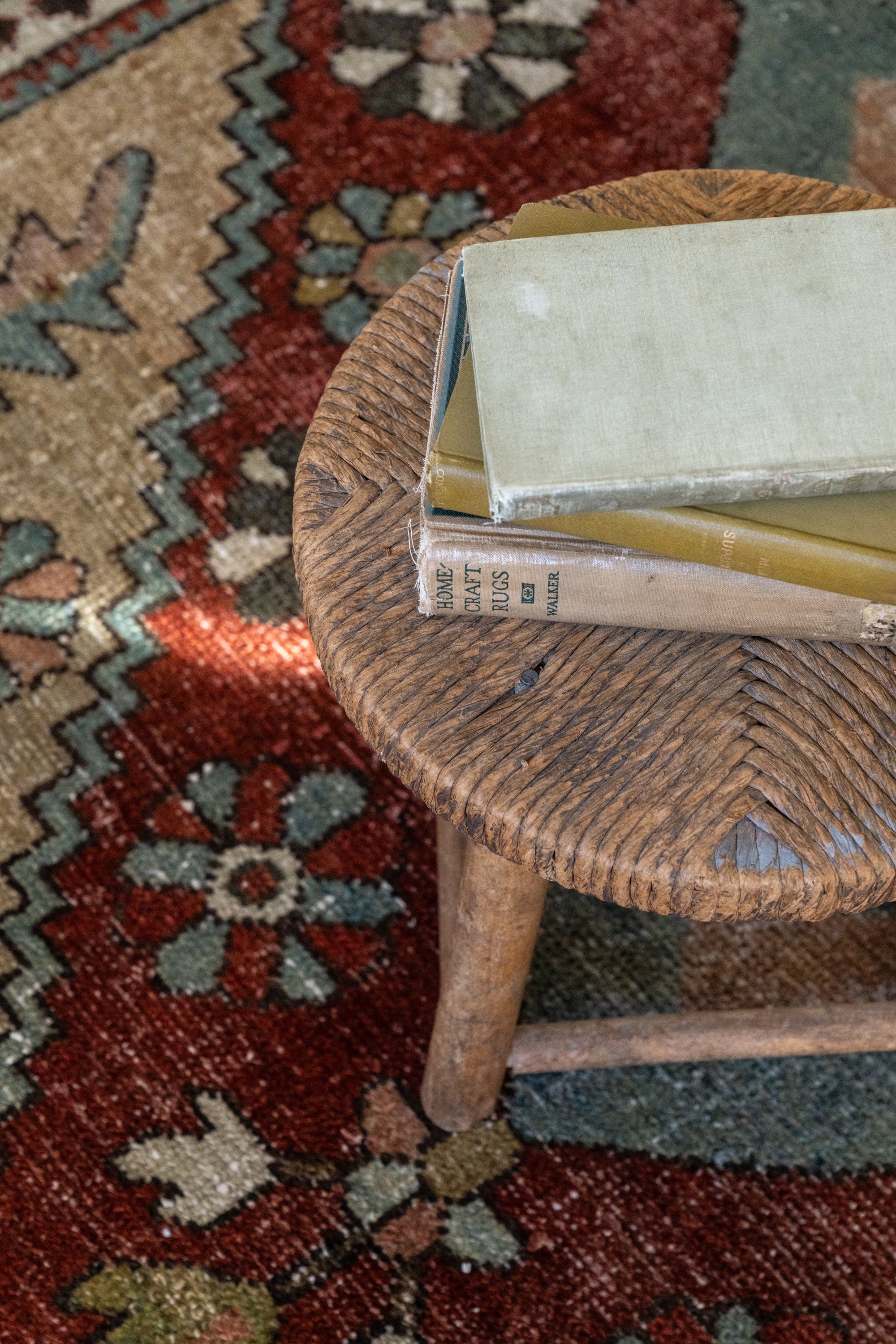 District Loom Vintage Bakhtiari Scatter Rug Kinreed