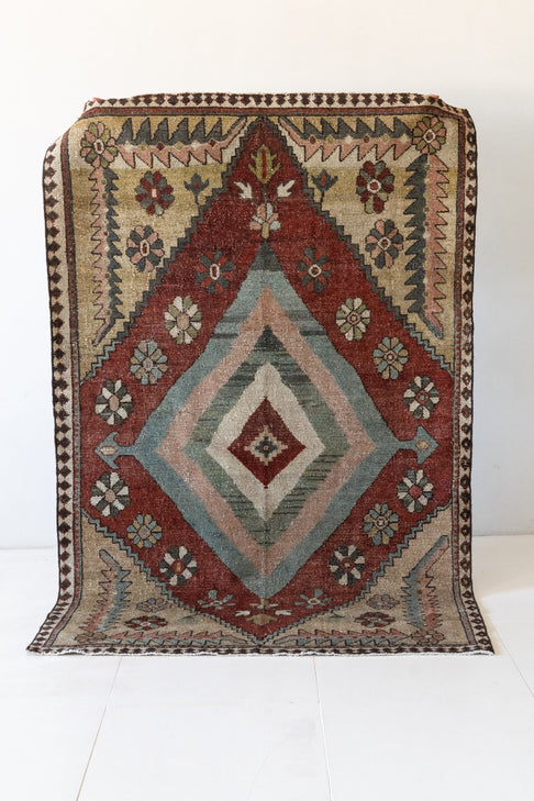 District Loom Vintage Bakhtiari Scatter Rug Kinreed