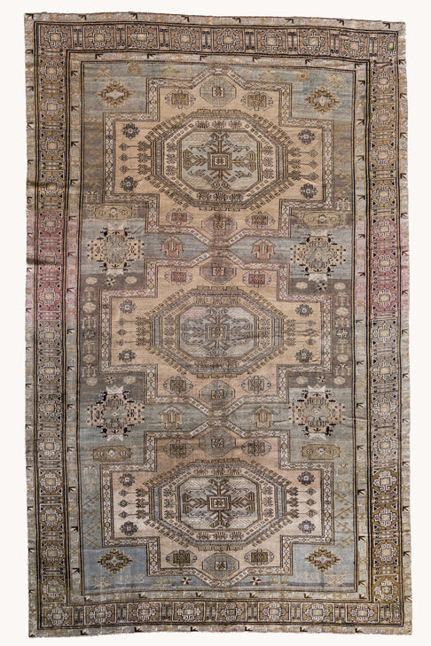 District Loom Vintage Daghestan Area Rug Lennep