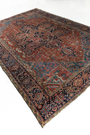 District Loom Vintage Bakhtiari Area Rug Leonora 