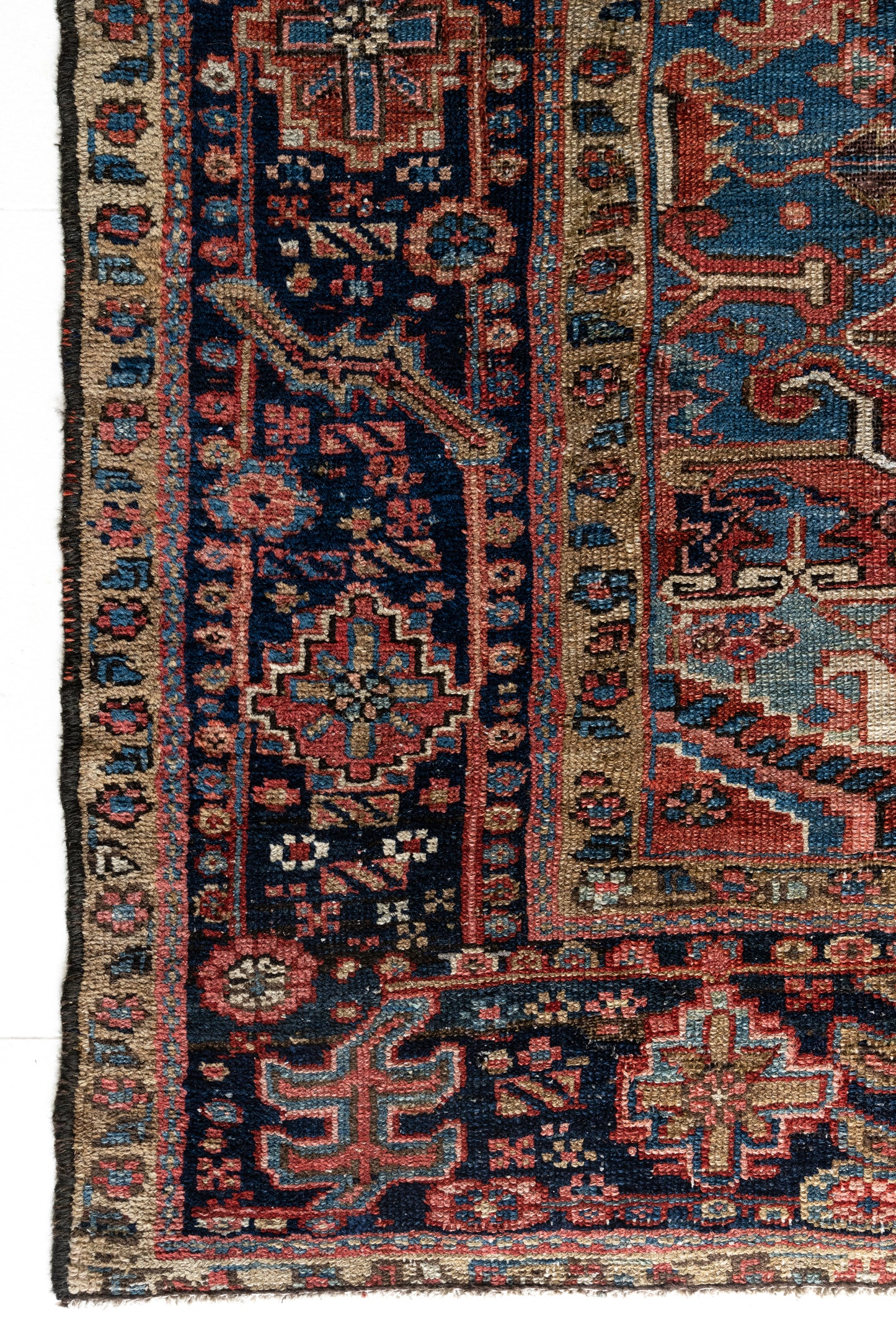 District Loom Vintage Bakhtiari Area Rug Leonora 