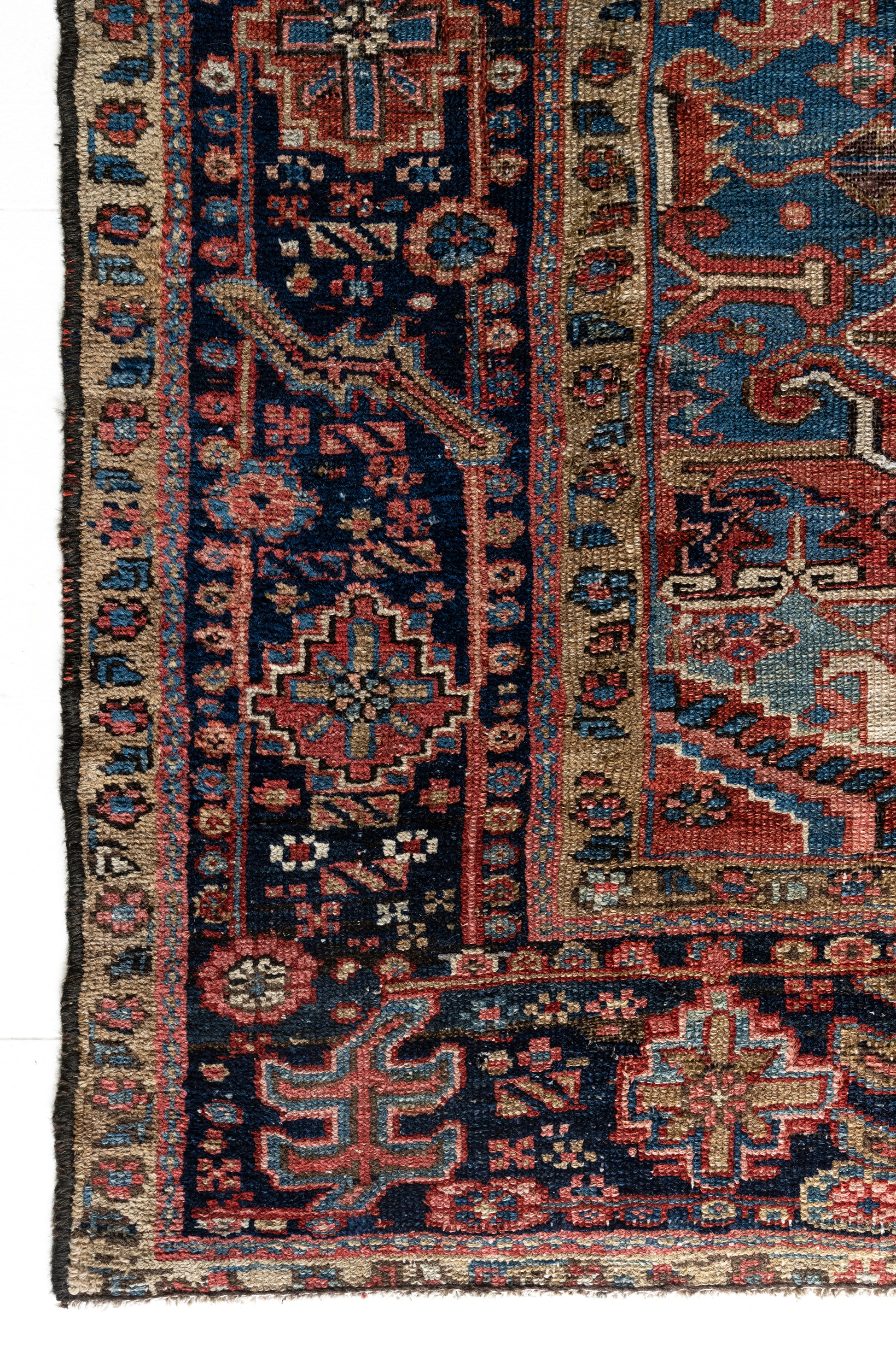 District Loom Vintage Bakhtiari Area Rug Leonora 