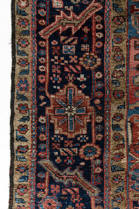 District Loom Vintage Bakhtiari Area Rug Leonora 