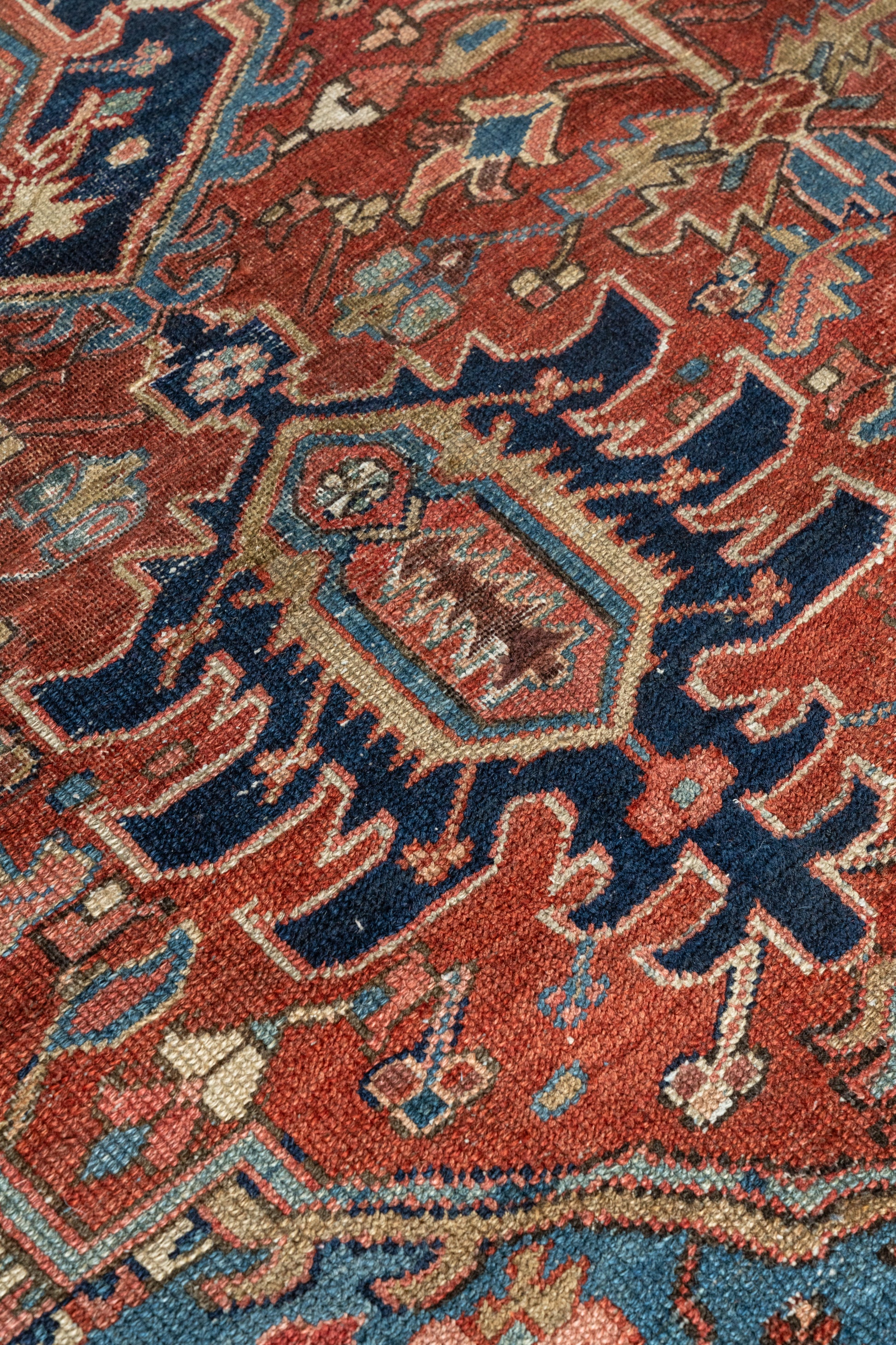 District Loom Vintage Bakhtiari Area Rug Leonora 
