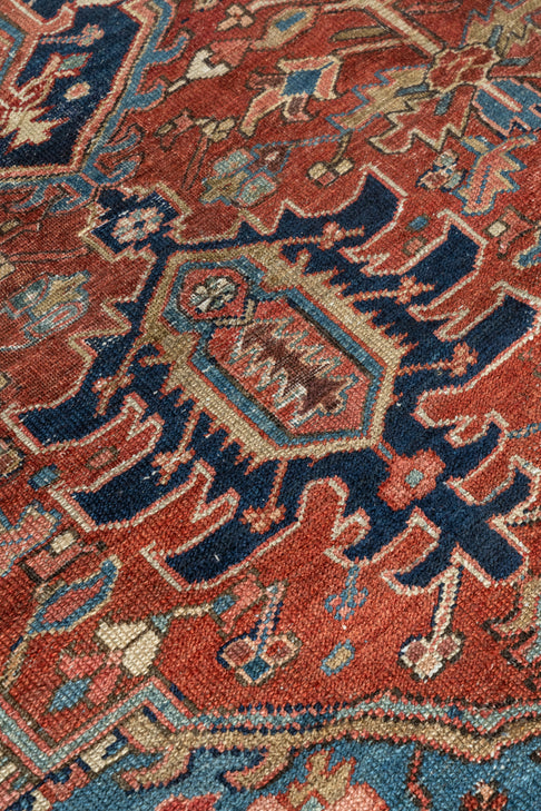 District Loom Vintage Bakhtiari Area Rug Leonora 
