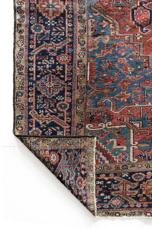 District Loom Vintage Bakhtiari Area Rug Leonora 
