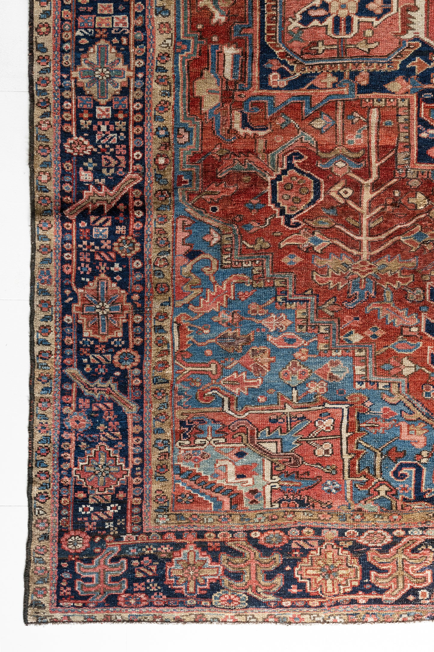 District Loom Vintage Bakhtiari Area Rug Leonora 