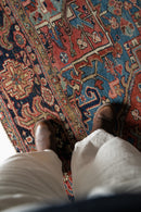 District Loom Vintage Bakhtiari Area Rug Leonora 