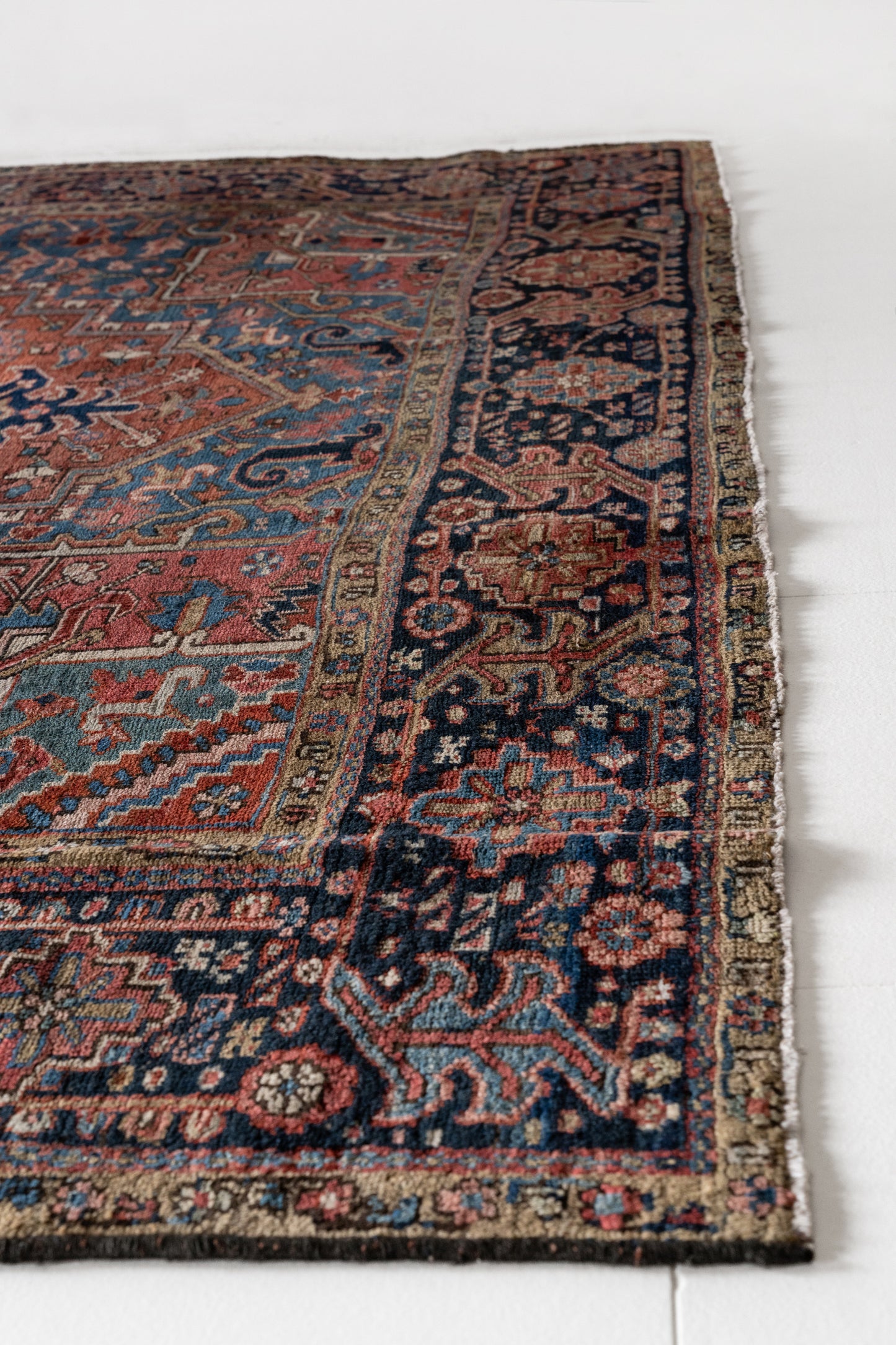 District Loom Vintage Bakhtiari Area Rug Leonora 
