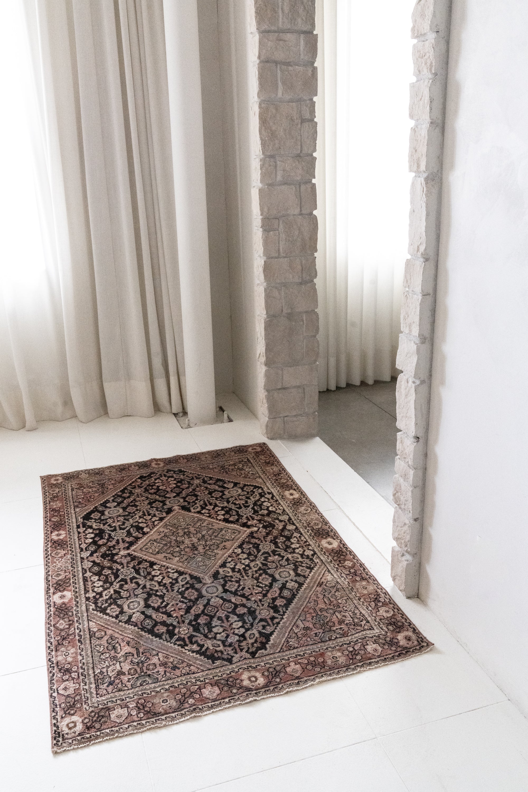 District Loom Vintage Mahal Scatter Rug Loma