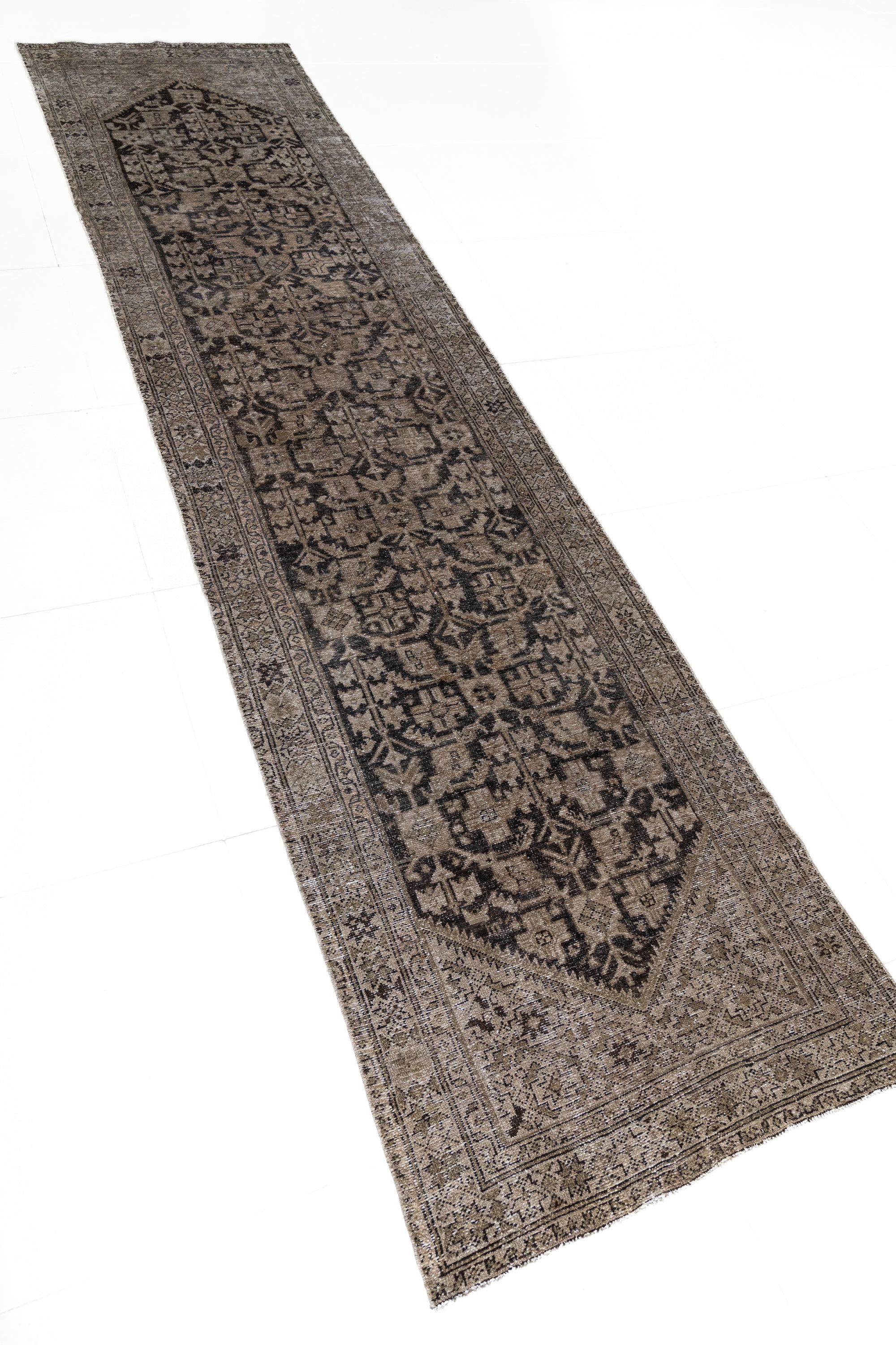 District Loom Vintage Bakhtiari Runner Rug Loring