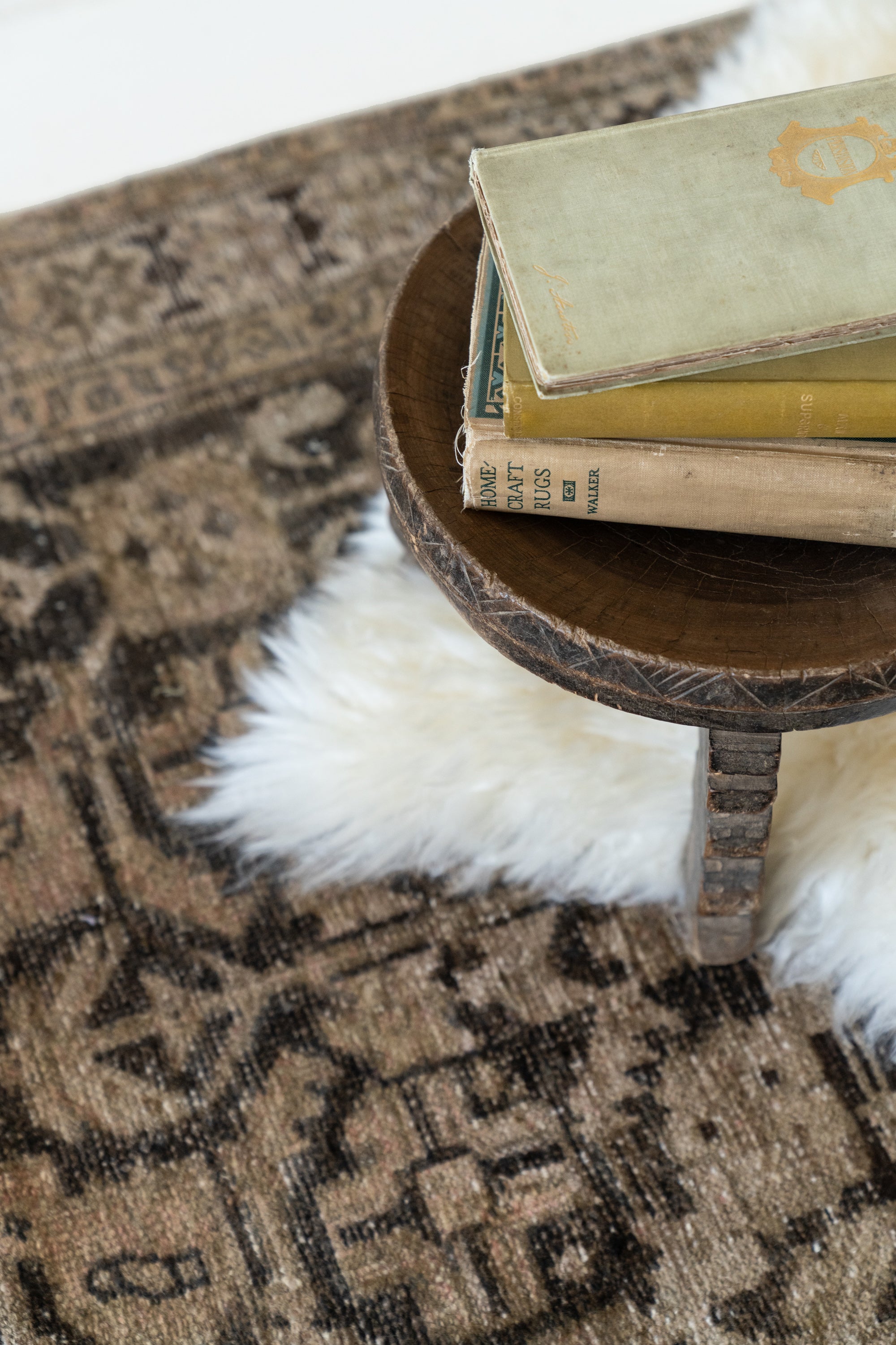 District Loom Vintage Bakhtiari Runner Rug Loring