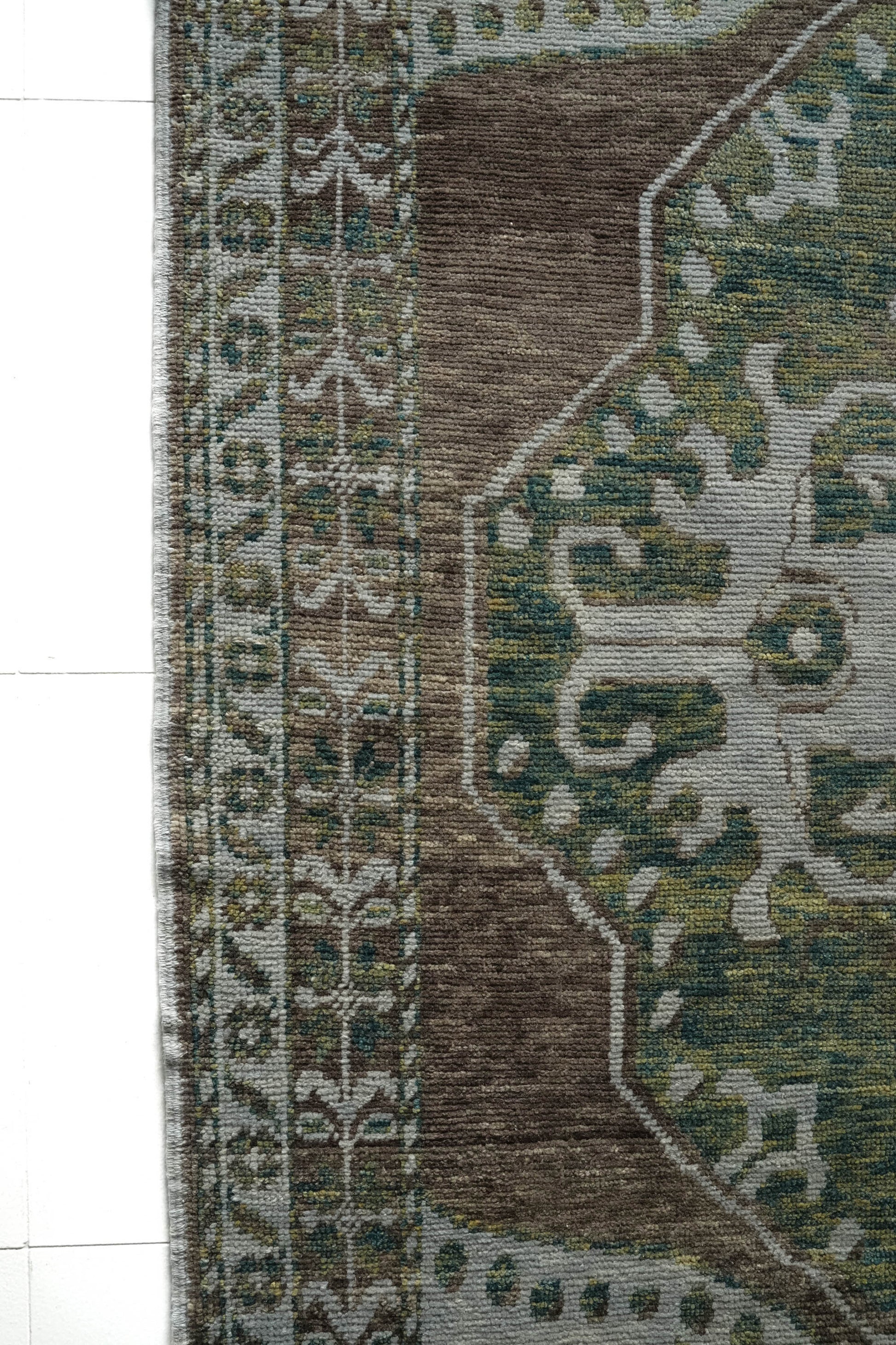 District Loom Vintage Turkish Oushak Area Rug Madison