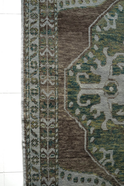 District Loom Vintage Turkish Oushak Area Rug Madison