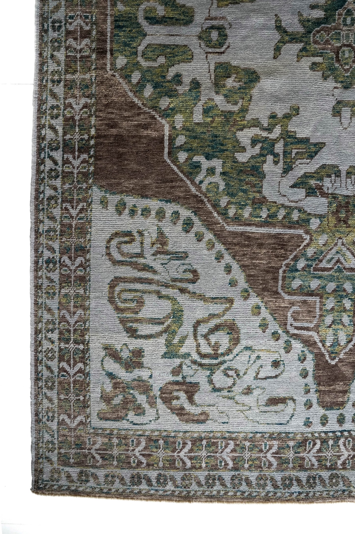 District Loom Vintage Turkish Oushak Area Rug Madison