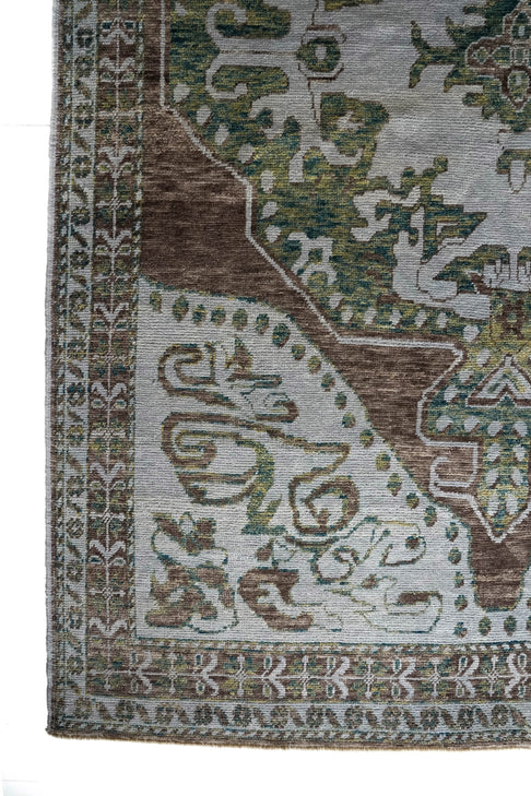 District Loom Vintage Turkish Oushak Area Rug Madison