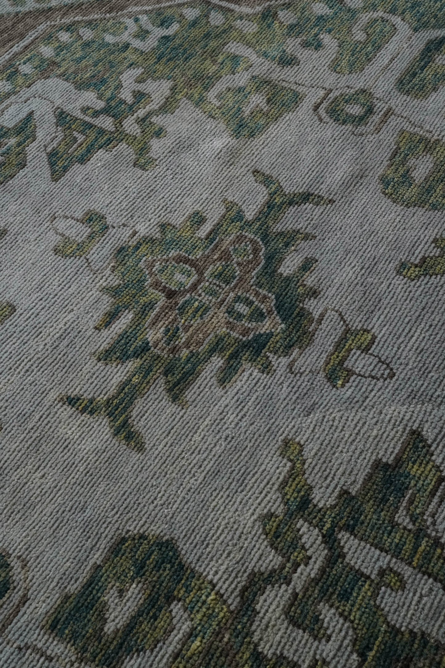 District Loom Vintage Turkish Oushak Area Rug Madison